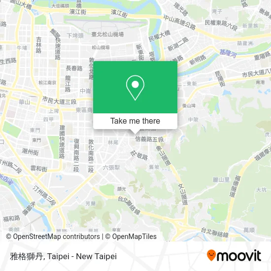 雅格獅丹地圖