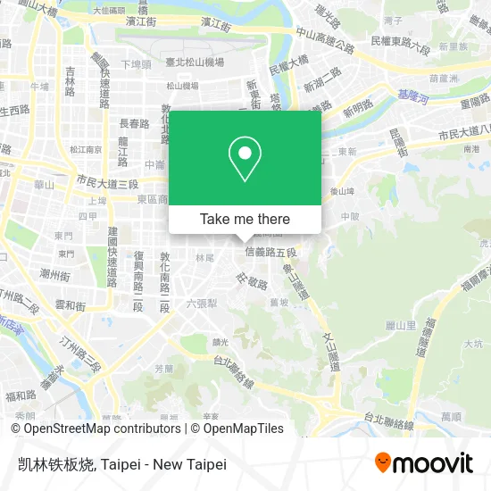 凯林铁板烧地圖