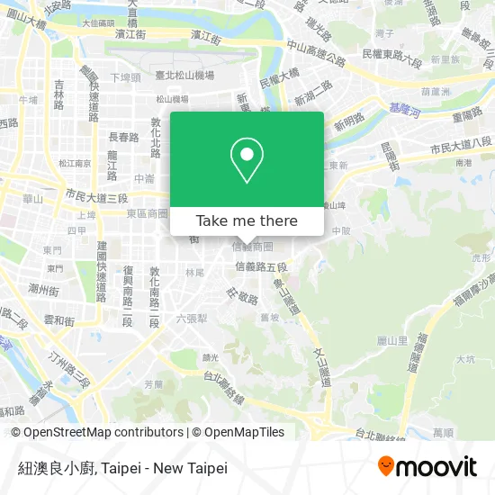 紐澳良小廚地圖