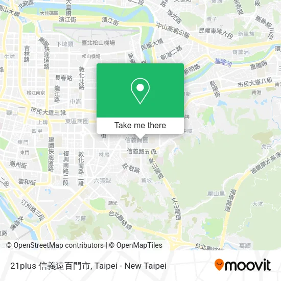 21plus 信義遠百門市 map