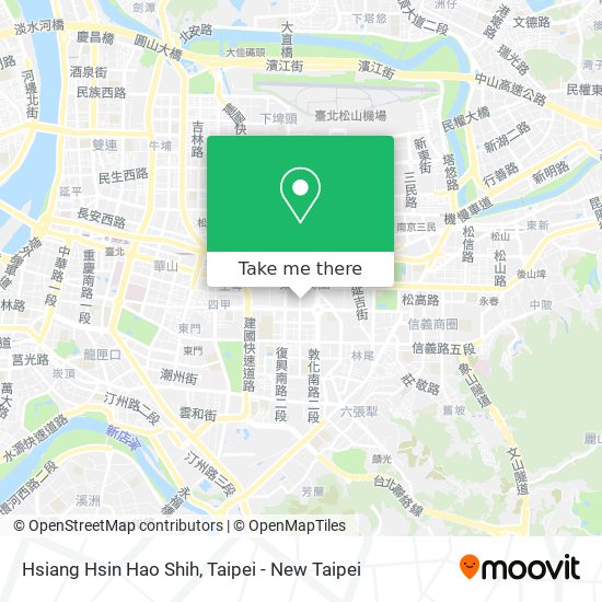 Hsiang Hsin Hao Shih map