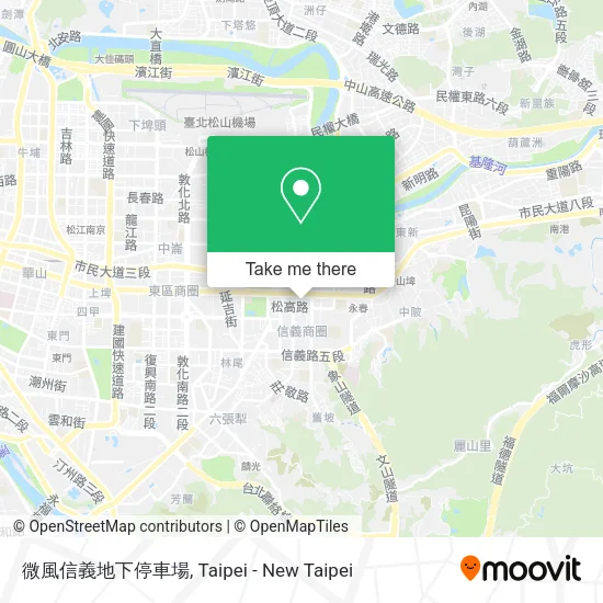 微風信義地下停車場地圖