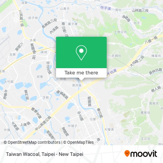 Taiwan Wacoal map