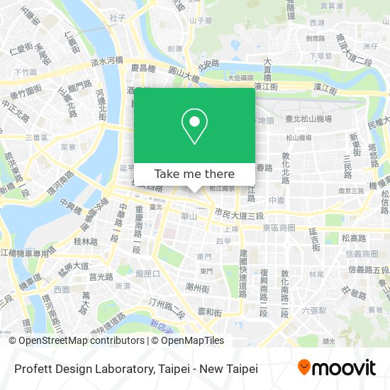 Profett Design Laboratory map