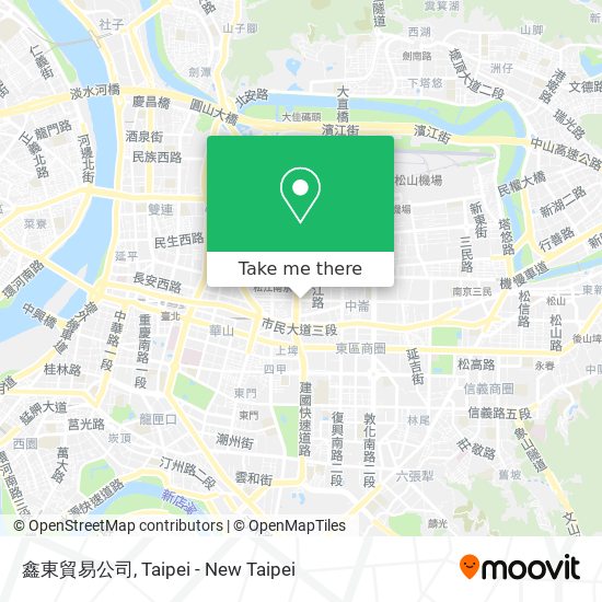 鑫東貿易公司 map