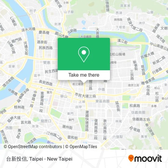 台新投信地圖