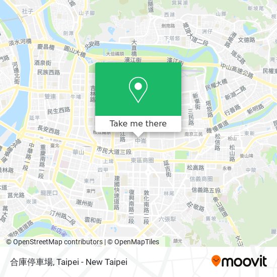 合庫停車場 map