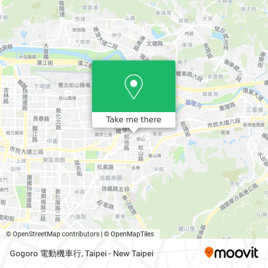 Gogoro 電動機車行地圖