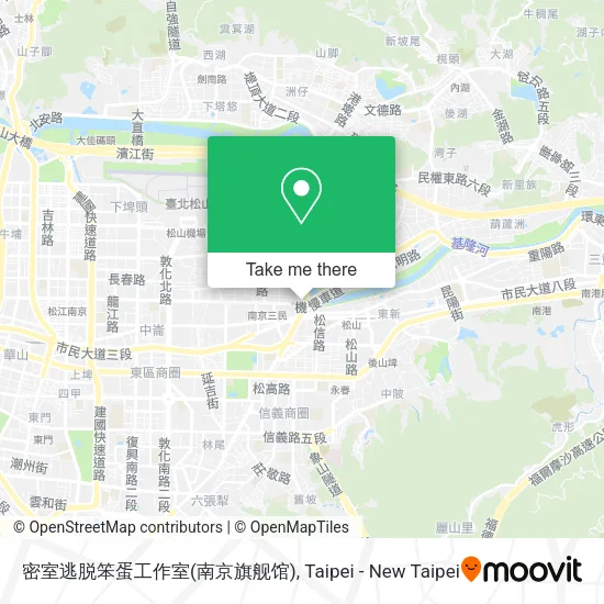 密室逃脱笨蛋工作室(南京旗舰馆)地圖