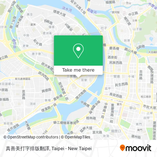 真善美打字排版翻譯 map