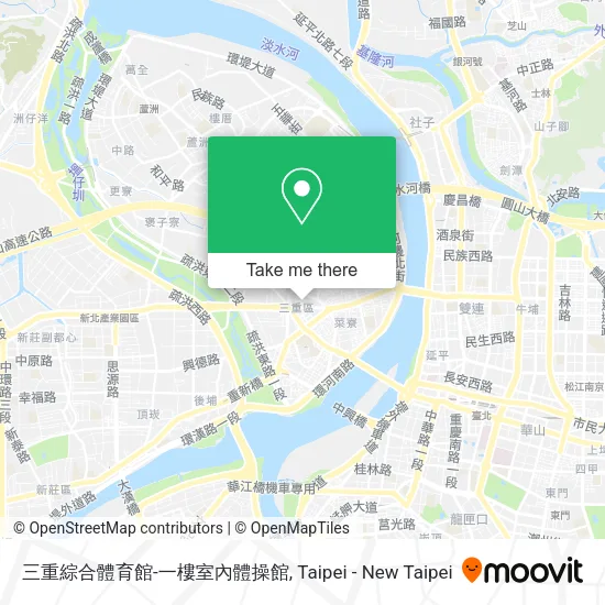 三重綜合體育館-一樓室內體操館地圖