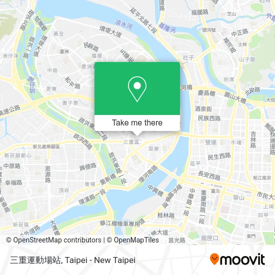 三重運動場站地圖