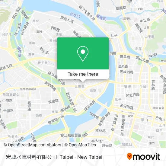 宏城水電材料有限公司地圖
