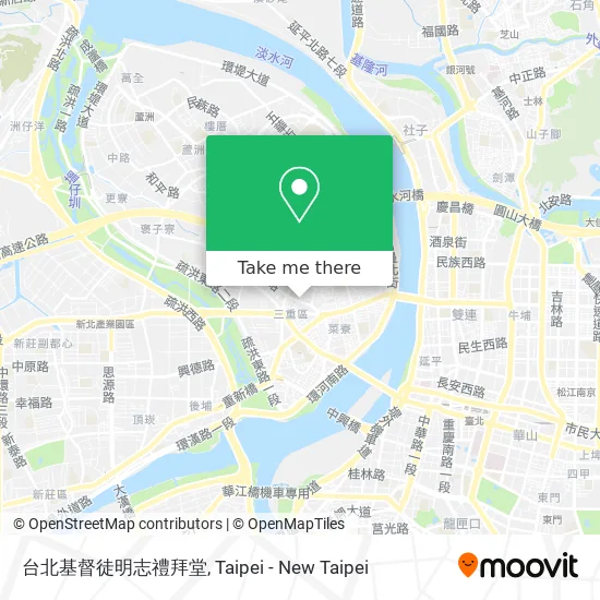 台北基督徒明志禮拜堂 map