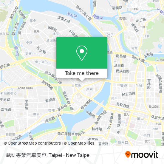 武研專業汽車美容 map