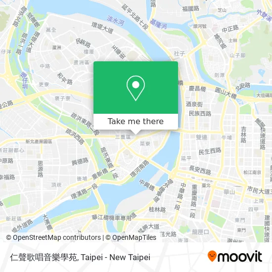 仁聲歌唱音樂學苑地圖
