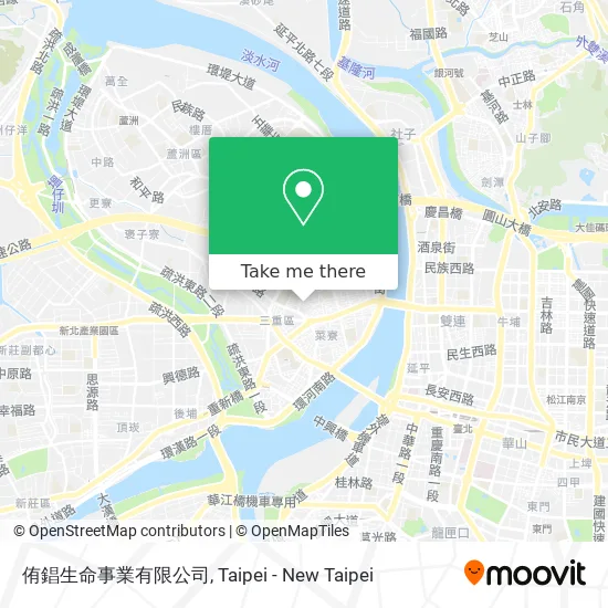 侑錩生命事業有限公司 map