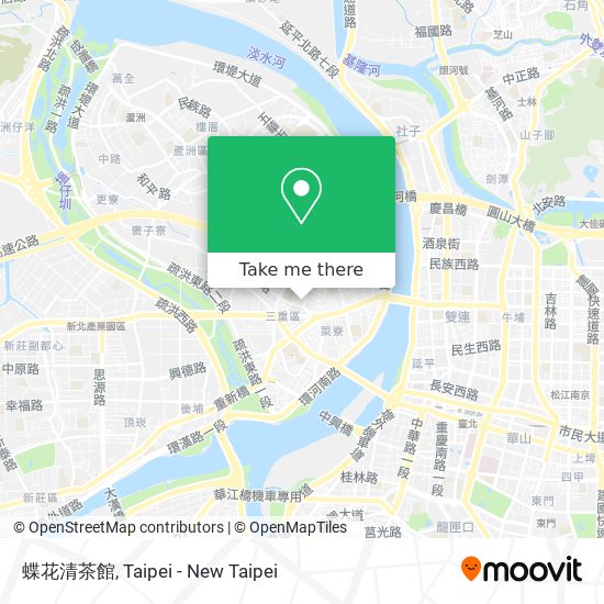 蝶花清茶館 map