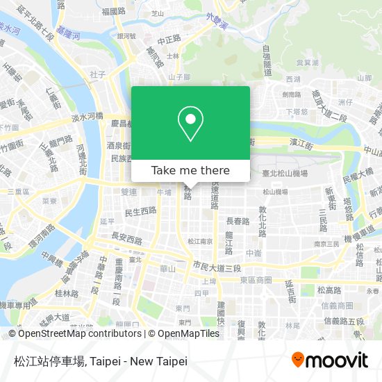 松江站停車場 map