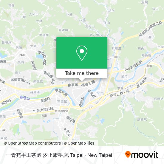 一青苑手工茶殿 汐止康寧店 map