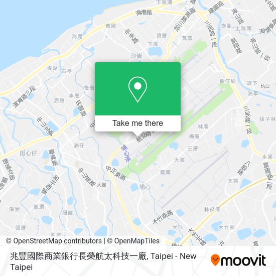 兆豐國際商業銀行長榮航太科技一廠地圖