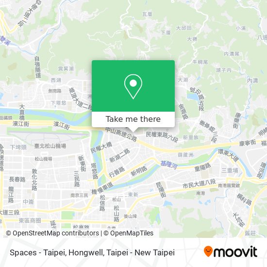 Spaces - Taipei, Hongwell map