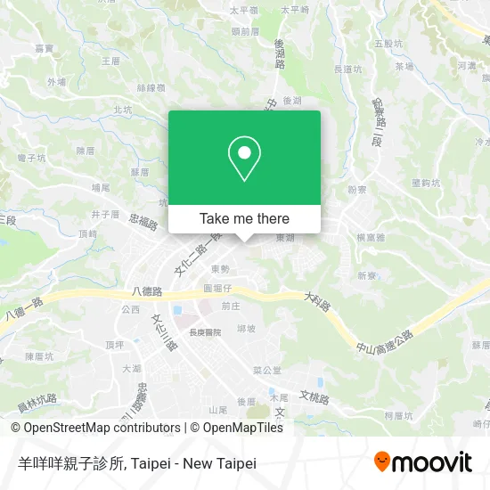 羊咩咩親子診所地圖