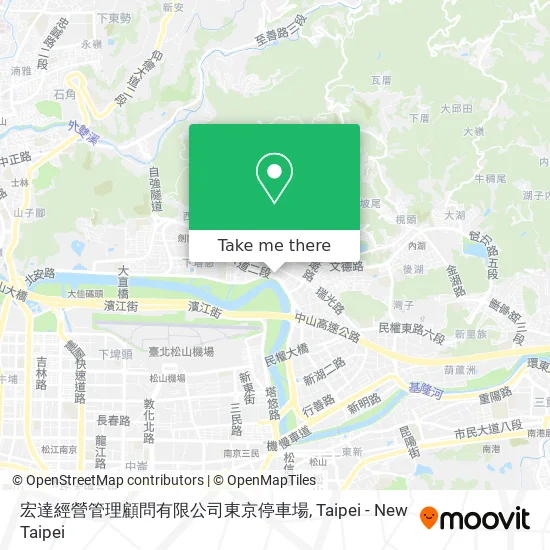 宏達經營管理顧問有限公司東京停車場地圖