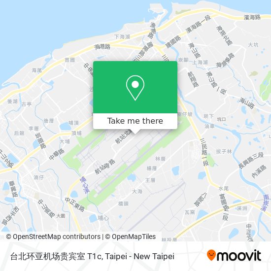 台北环亚机场贵宾室 T1c map