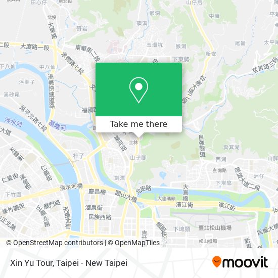 Xin Yu Tour map