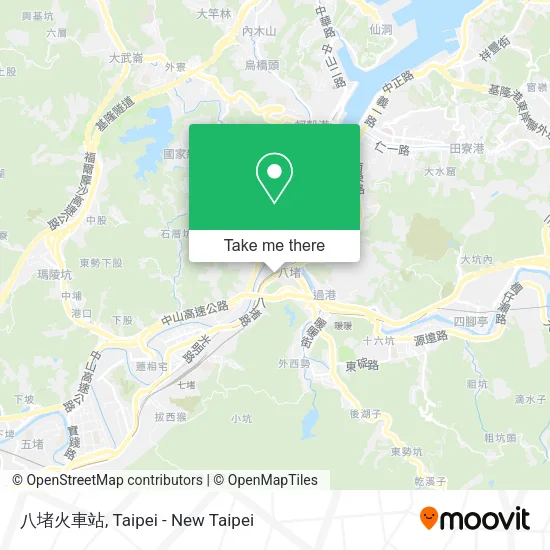八堵火車站 map
