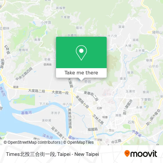 Times北投三合街一段 map