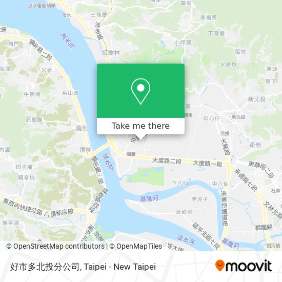 好市多北投分公司 map