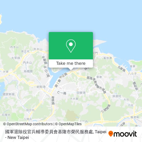 國軍退除役官兵輔導委員會基隆市榮民服務處 map