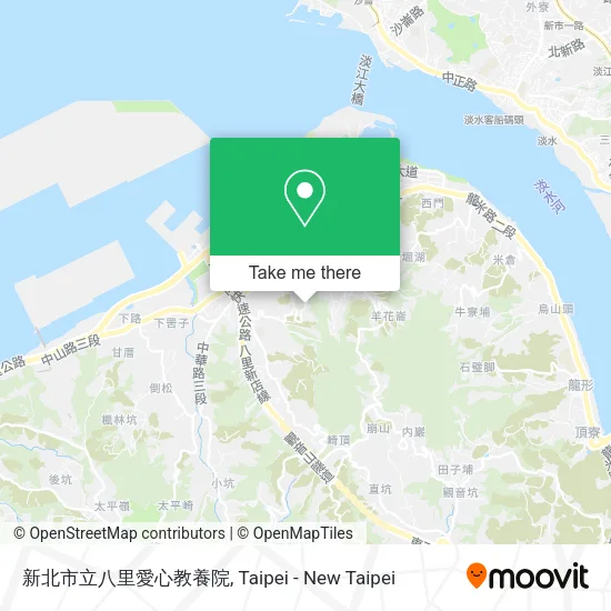 新北市立八里愛心教養院地圖