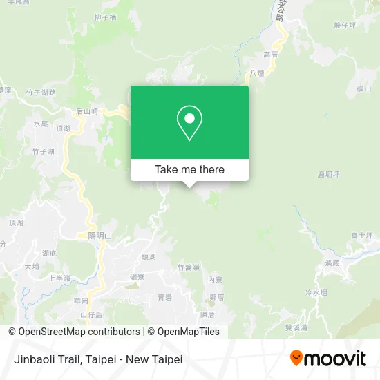 Jinbaoli Trail map