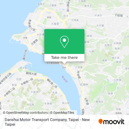 Danshui Motor Transport Company map