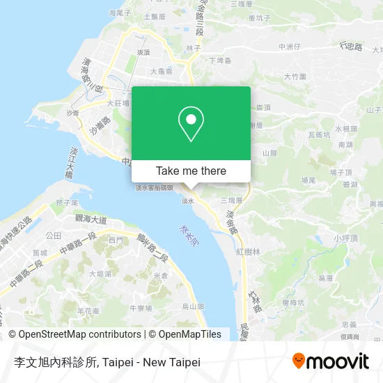李文旭內科診所 map