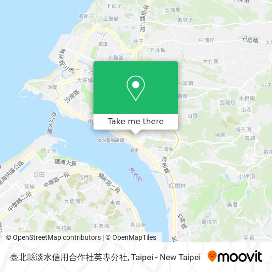 臺北縣淡水信用合作社英專分社 map