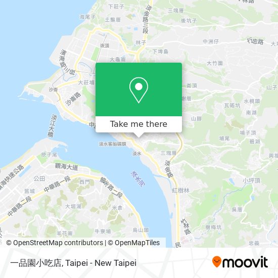 一品園小吃店地圖