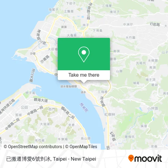 已搬遷博愛6號剉冰 map