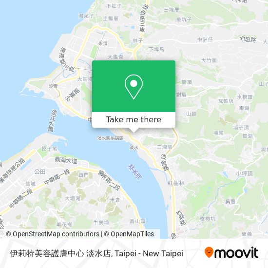 伊莉特美容護膚中心 淡水店 map