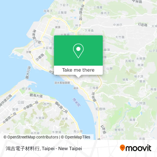 鴻吉電子材料行地圖
