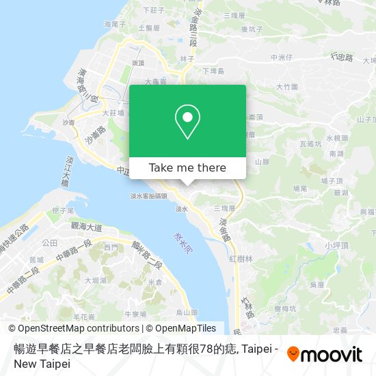 暢遊早餐店之早餐店老闆臉上有顆很78的痣 map