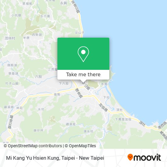 Mi Kang Yu Hsien Kung地圖