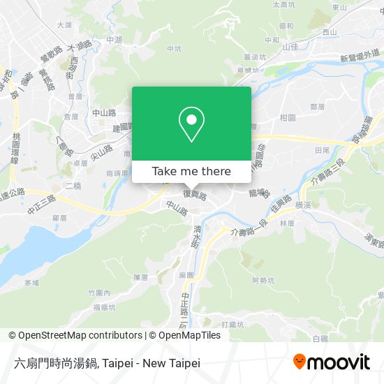 六扇門時尚湯鍋 map