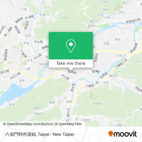 六扇門時尚湯鍋地圖