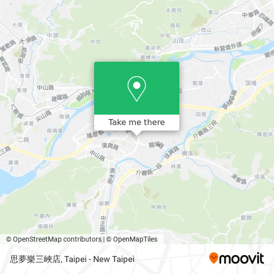 思夢樂三峽店 map