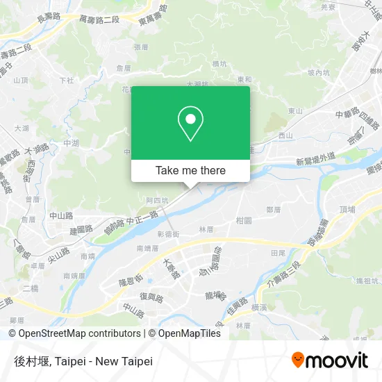 後村堰 map