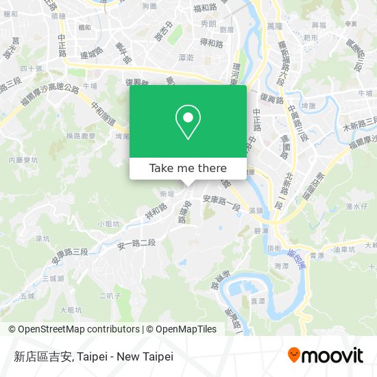 新店區吉安地圖